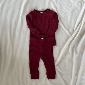 H&M 4-6 mo, ribbed cotton outfit